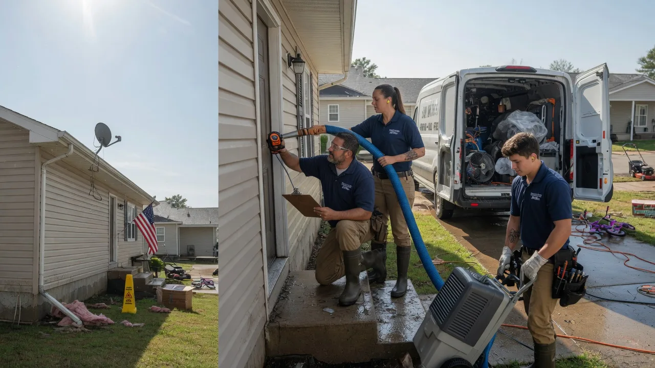 Ceiling Water Damage Restoration in Lewis, IA near me